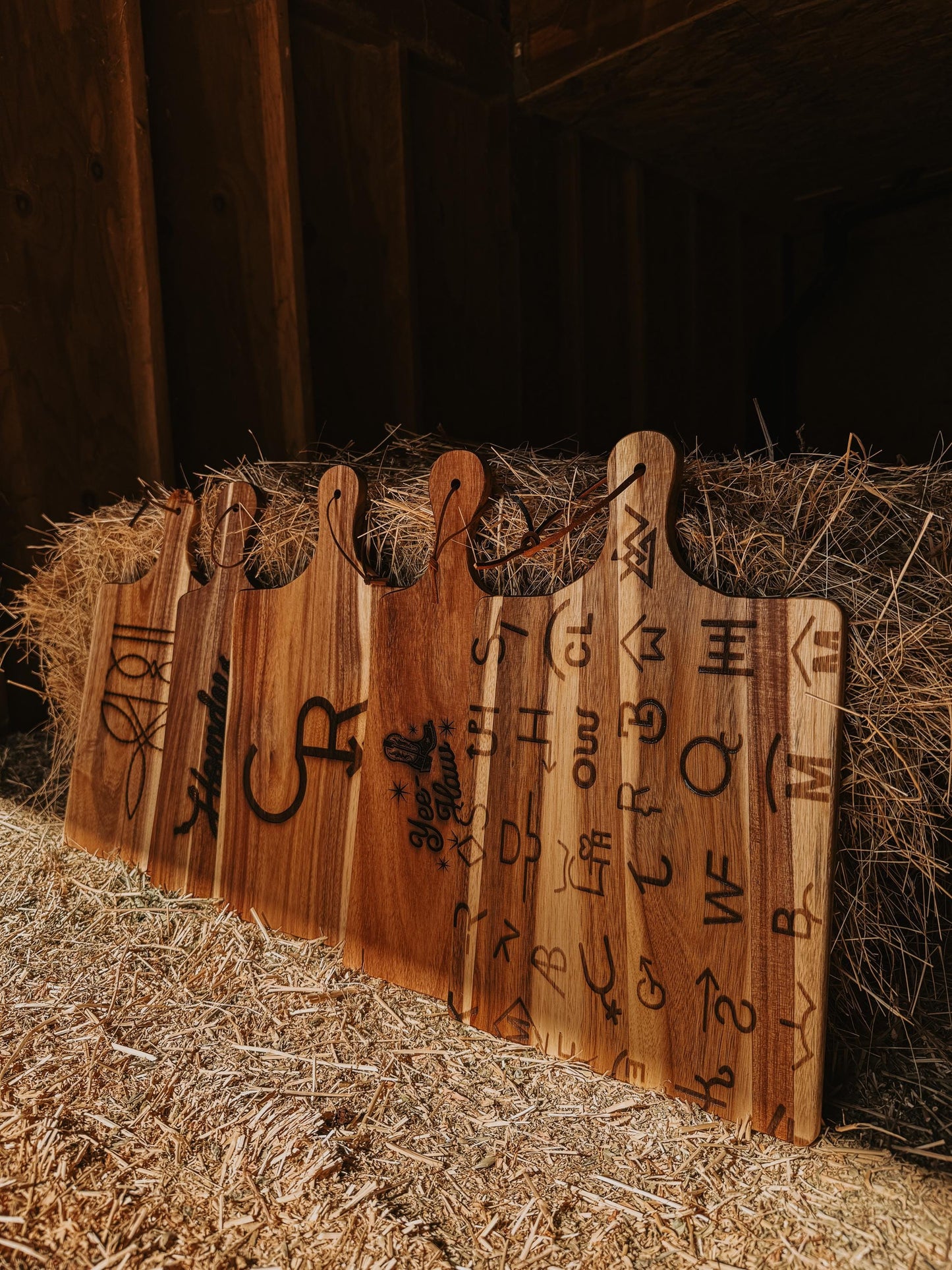 engraved wooden cutting boards - western cutting boards