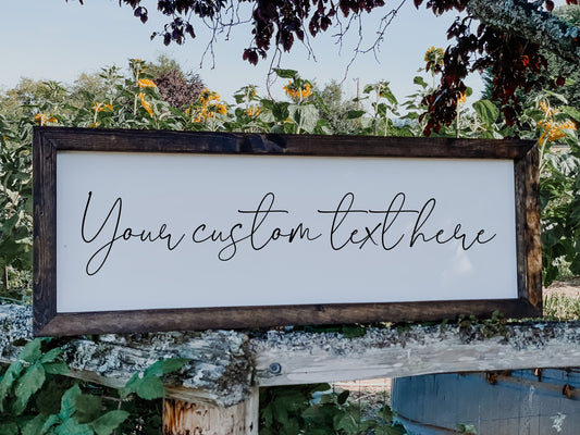 Customizable handmade sign - rustic decor - rustic sign - custom sign - western decor - western sign