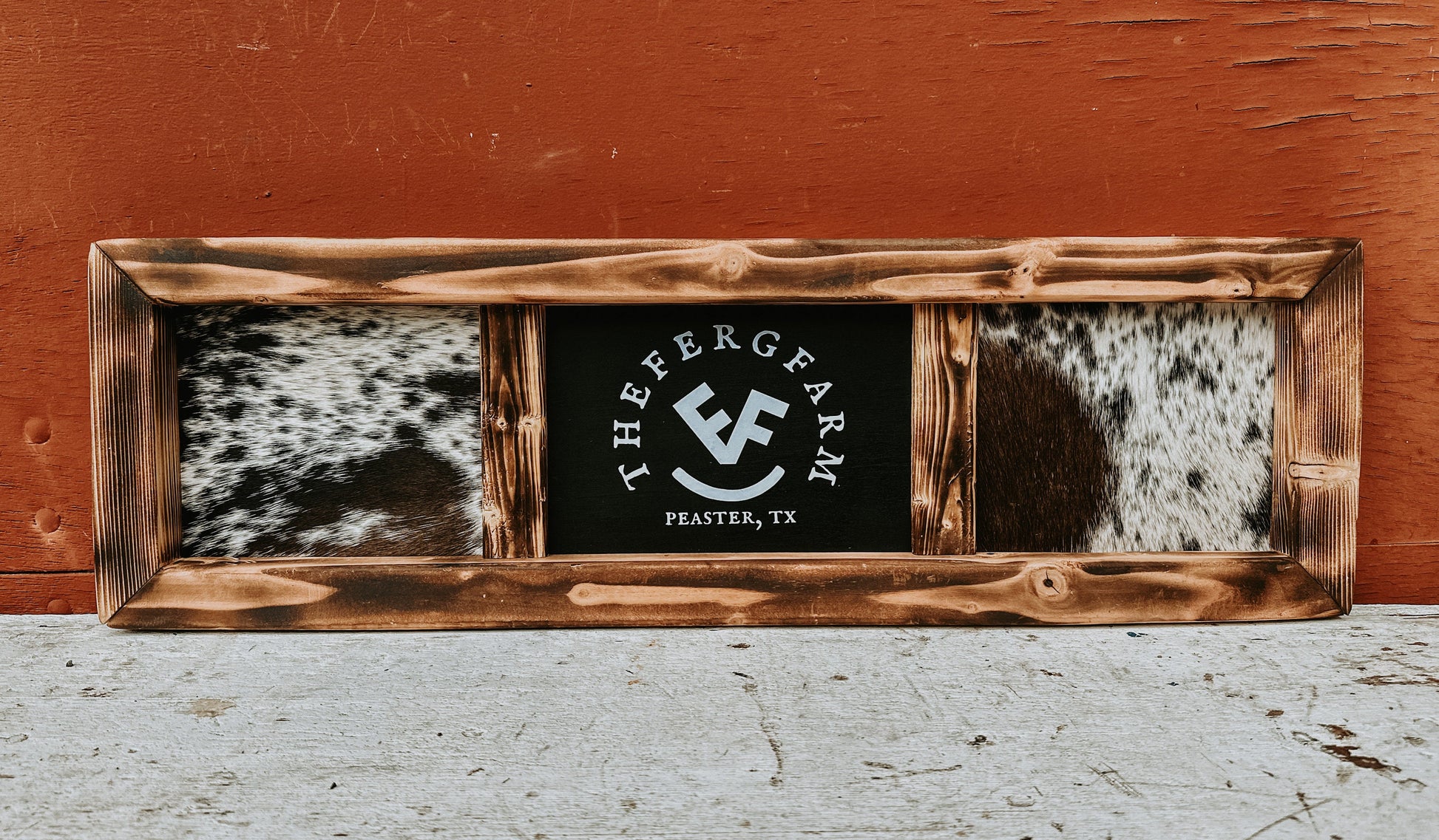 Customizable genuine cowhide sign/western sign/ handmade sign / rustic sign/ wedding guestbook sign