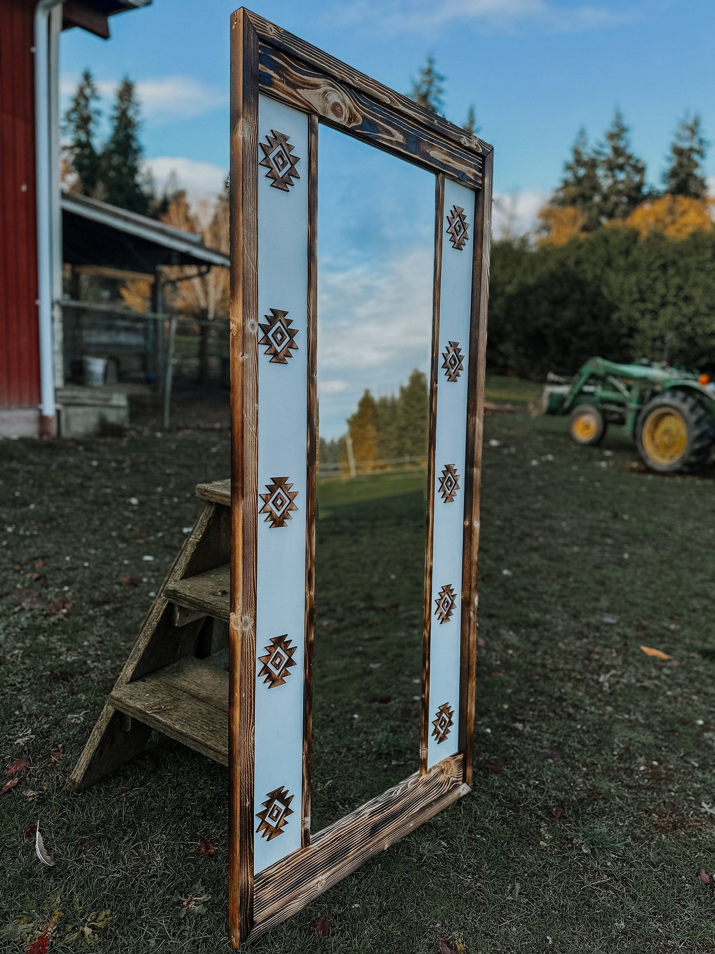 Western style floor length mirror / western decor / western home