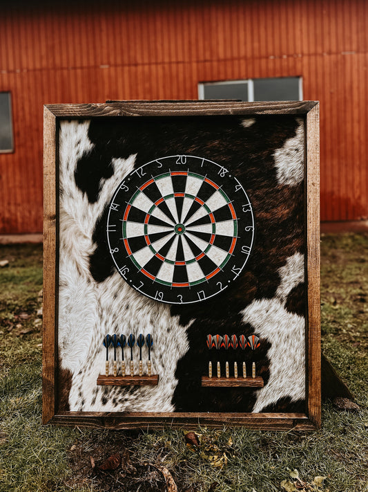 Genuine cowhide dart board