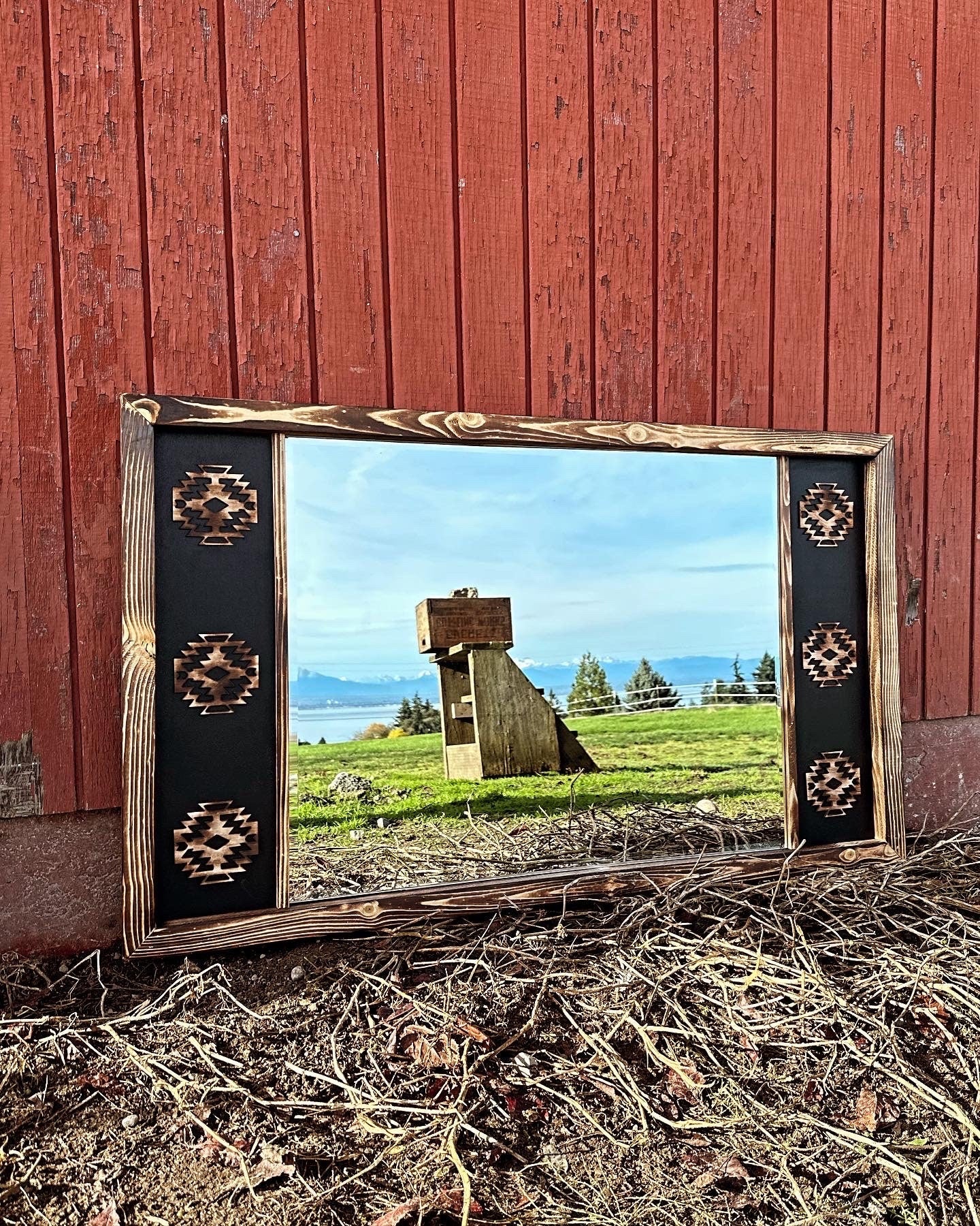 Western style mirror / western decor / western home