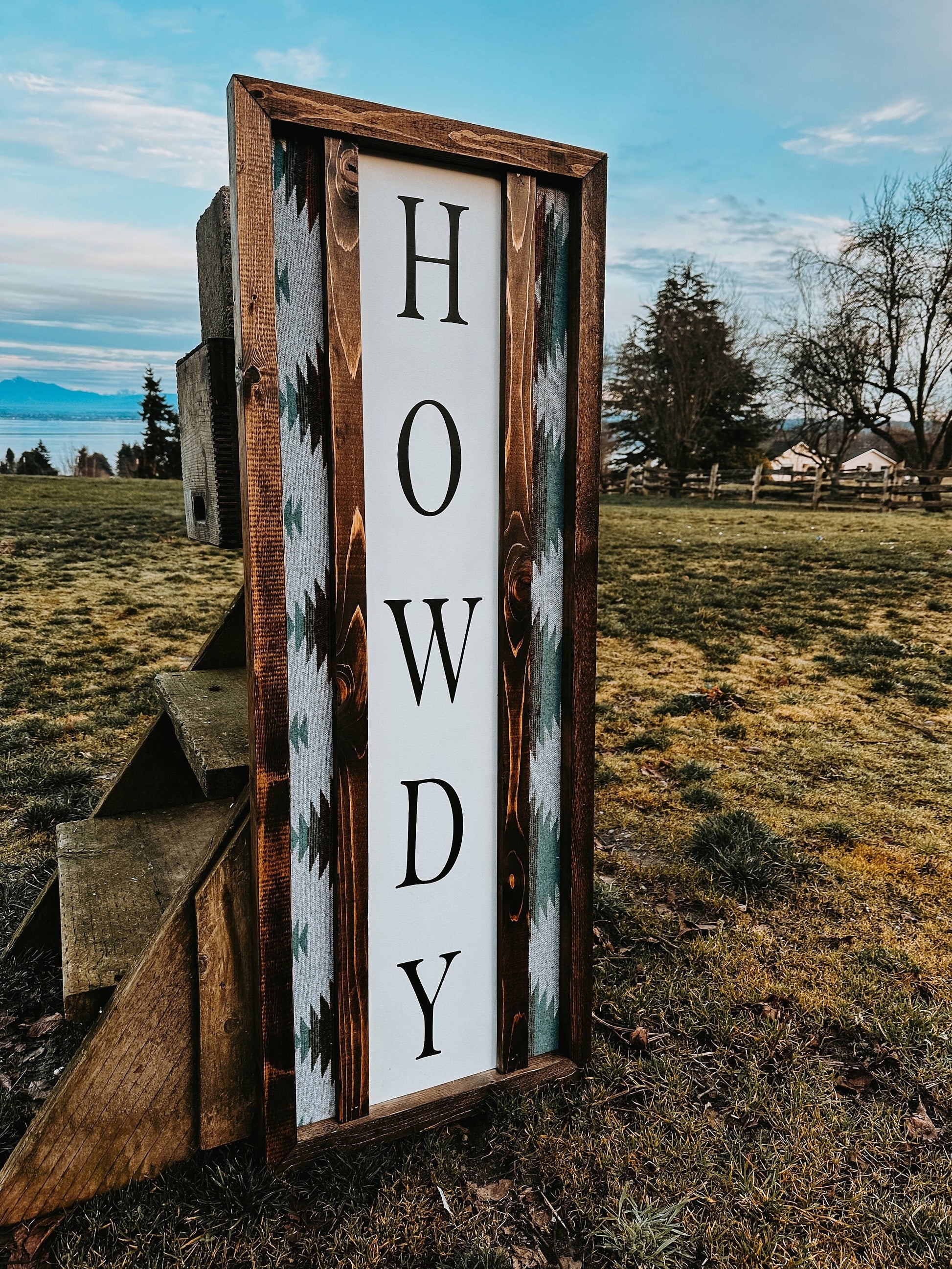 Customizable welcome sign/ western sign / cowhide sign / western decor