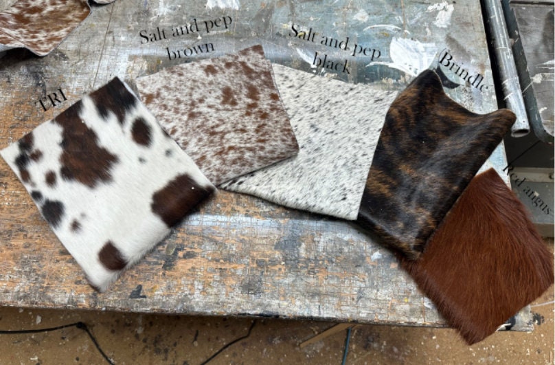 Handmade cowhide sign / Branding sign / real cowhide sign
