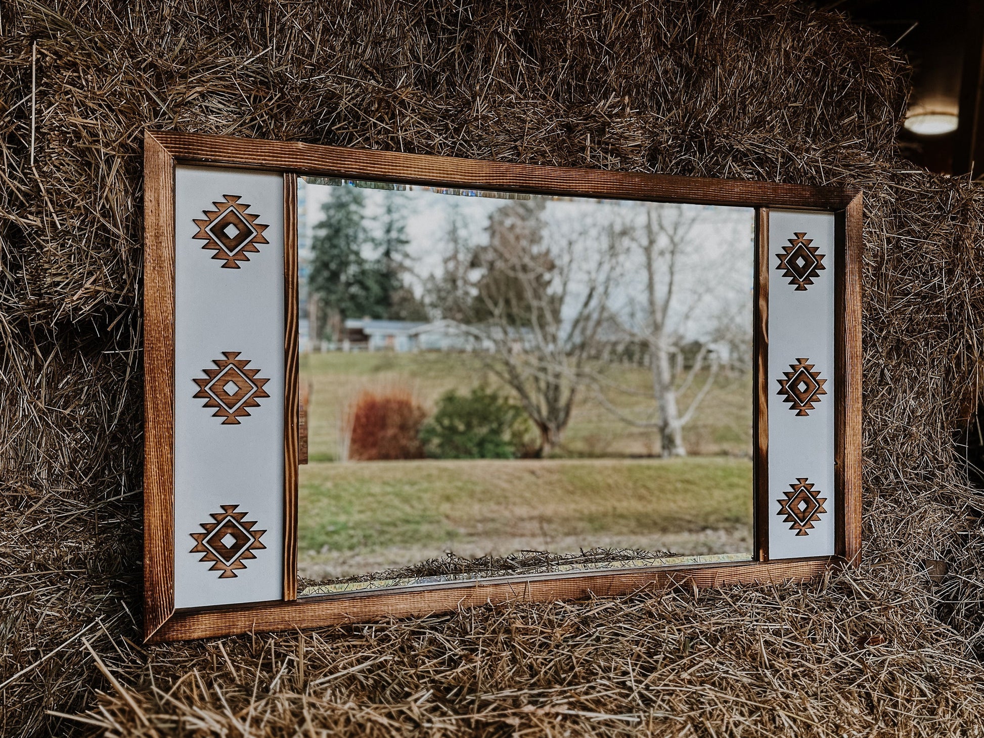 Western style mirror / western decor / western home