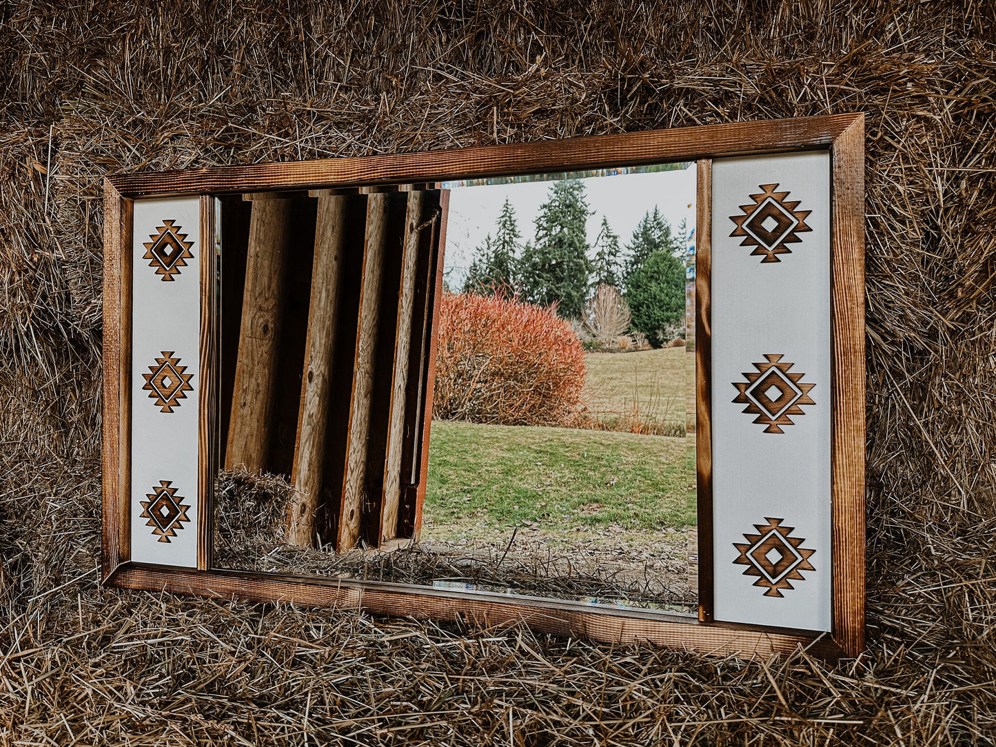Western style mirror / western decor / western home