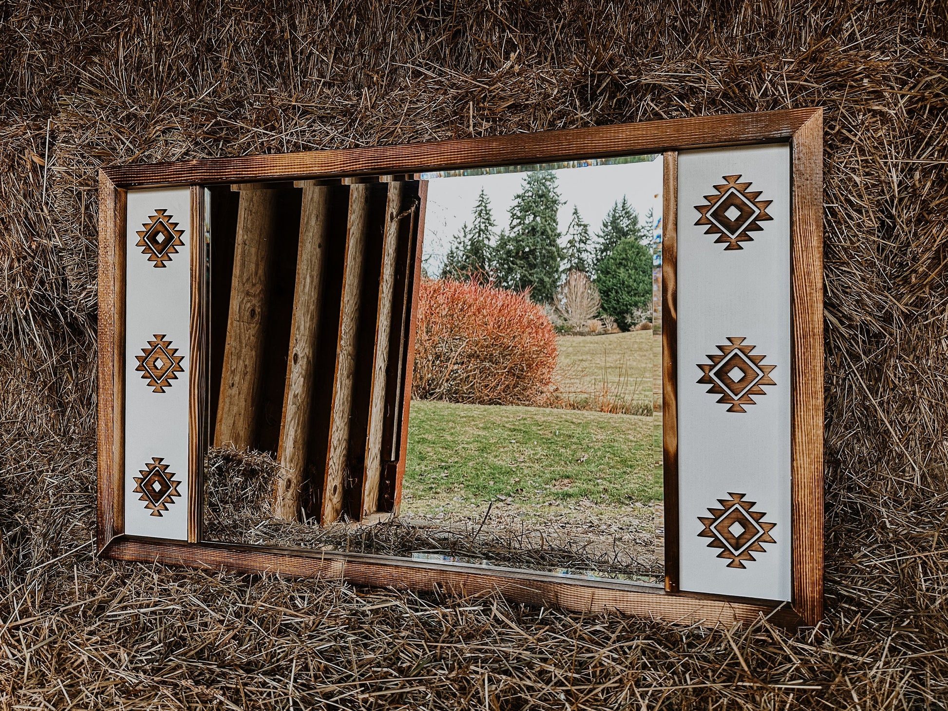 Western style mirror / western decor / western home
