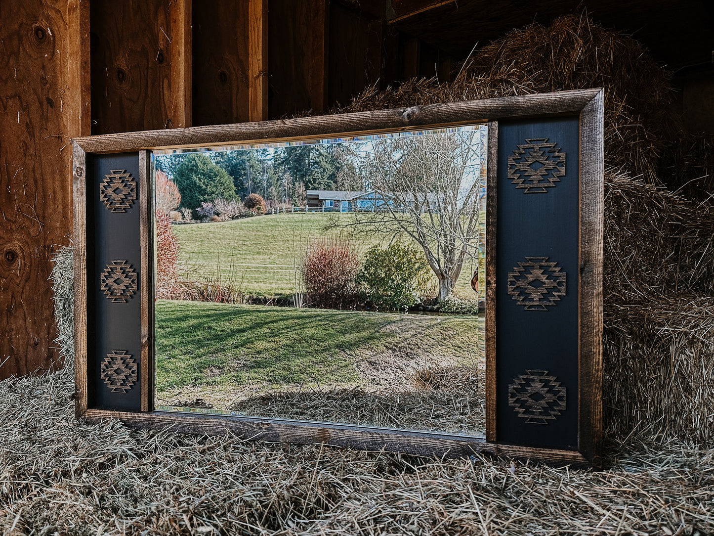 Western style mirror / western decor / western home