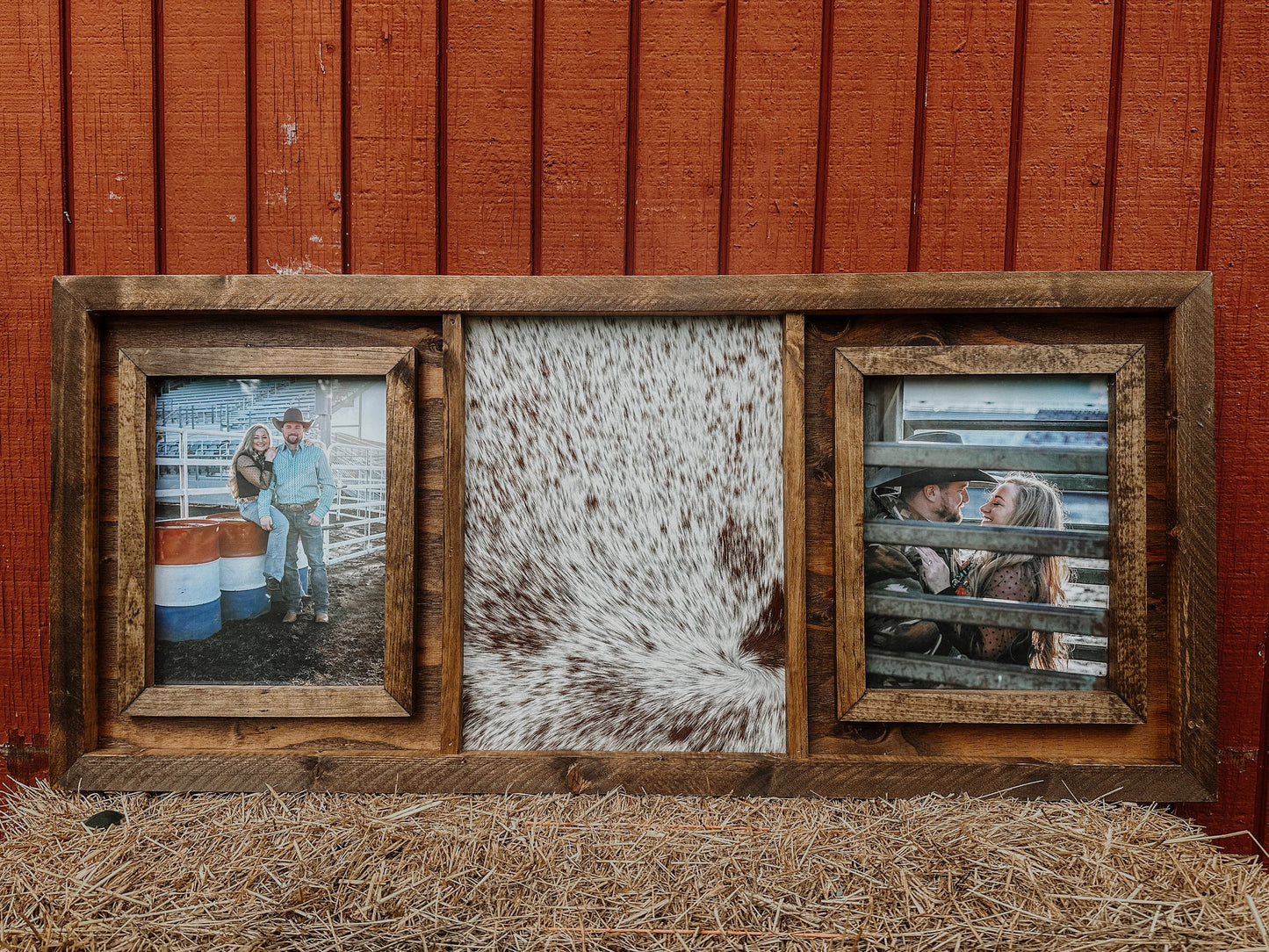 genuine cowhide - brandable picture frame