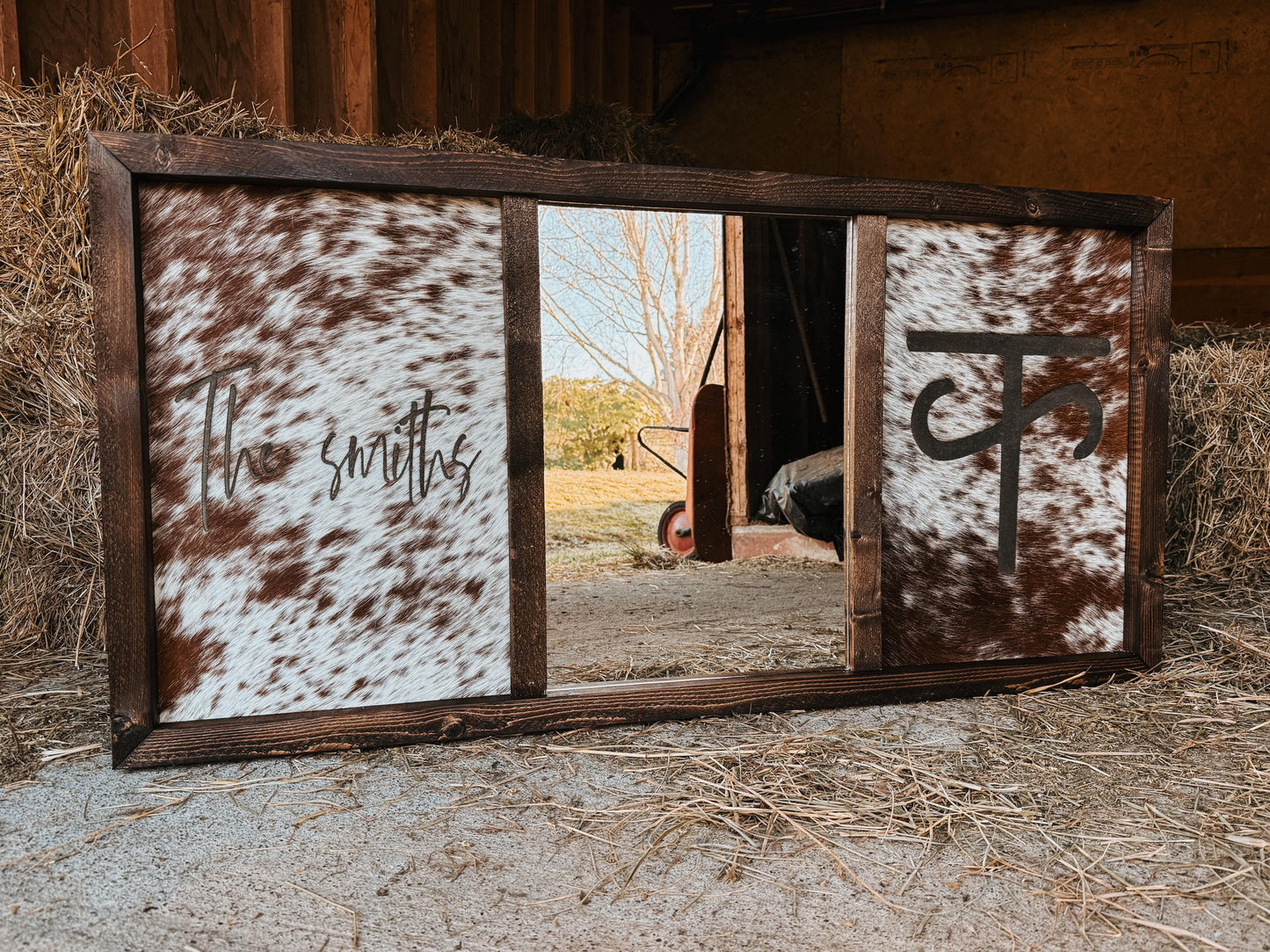 Brandable western mirror