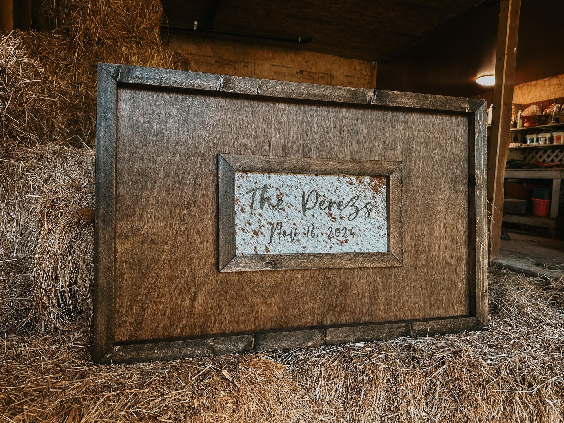 38x24 all dark walnut