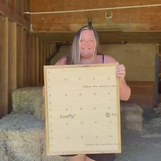 Unity ceremony / 3 cords cowhide sign