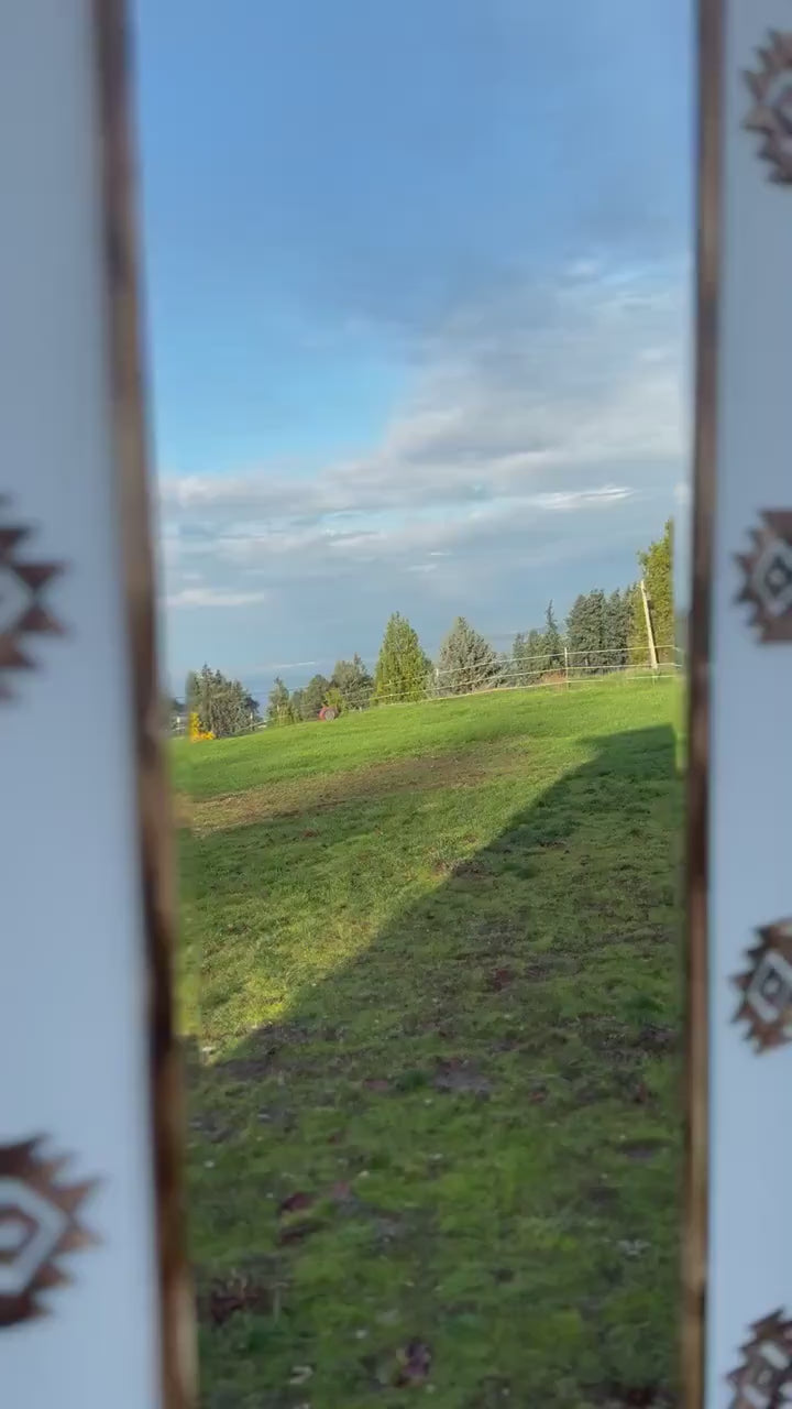 Western style floor length mirror / western decor / western home