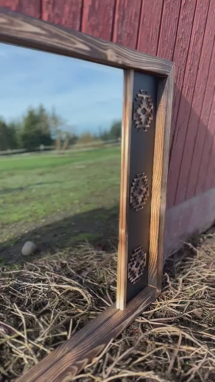 Western style mirror / western decor / western home